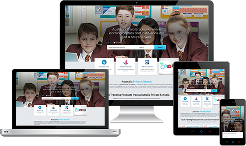 Australia Private Schools displayed beautifully on multiple devices